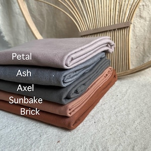 100% Supima Cotton Jersey Fabric by the Half Yard Ultra Soft Premium Knit Material for Sewing T-Shirts Baby Clothes Modern Fabric For Sewing