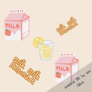 nahtlose Datei Erdbeer Muster Digital Download Stoff Datei Retro Design Obst Kunstwerk Zitrone Orange Textdesign Küche Dekor Kawaii Essen