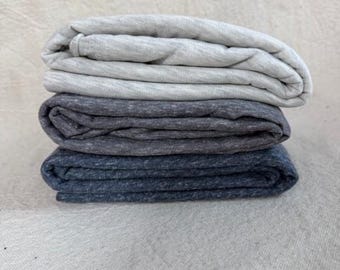 Cotton Blend T-Shirt Jersey Fabric by the Half Yard Soft Knit Stretch Material for Tees Loungewear Baby Clothes Sewing & DIY Apparel