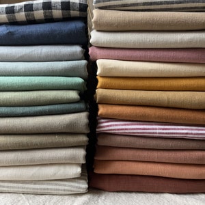 Medium Weight European Laundered Linen (sold by the half yard)