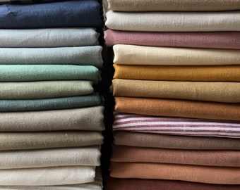 Medium Weight European Laundered Linen (sold by the half yard)