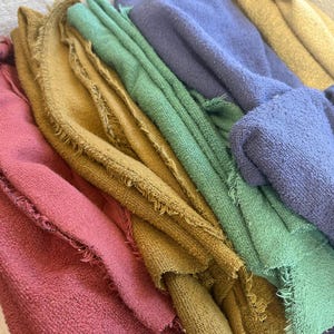 PREMIUM Heavyweight Cotton Terry Fabric 60” Wide 19 oz Per Yard Durable Toweling Upholstery Robes Sewing Modern Fabric For Sewing
