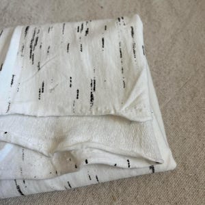 Printed Cotton French Terry Horizontal dashes Soft Stretch Knit for Sewing Sweatshirts Joggers Kids Clothing DIY Apparel, Crafts