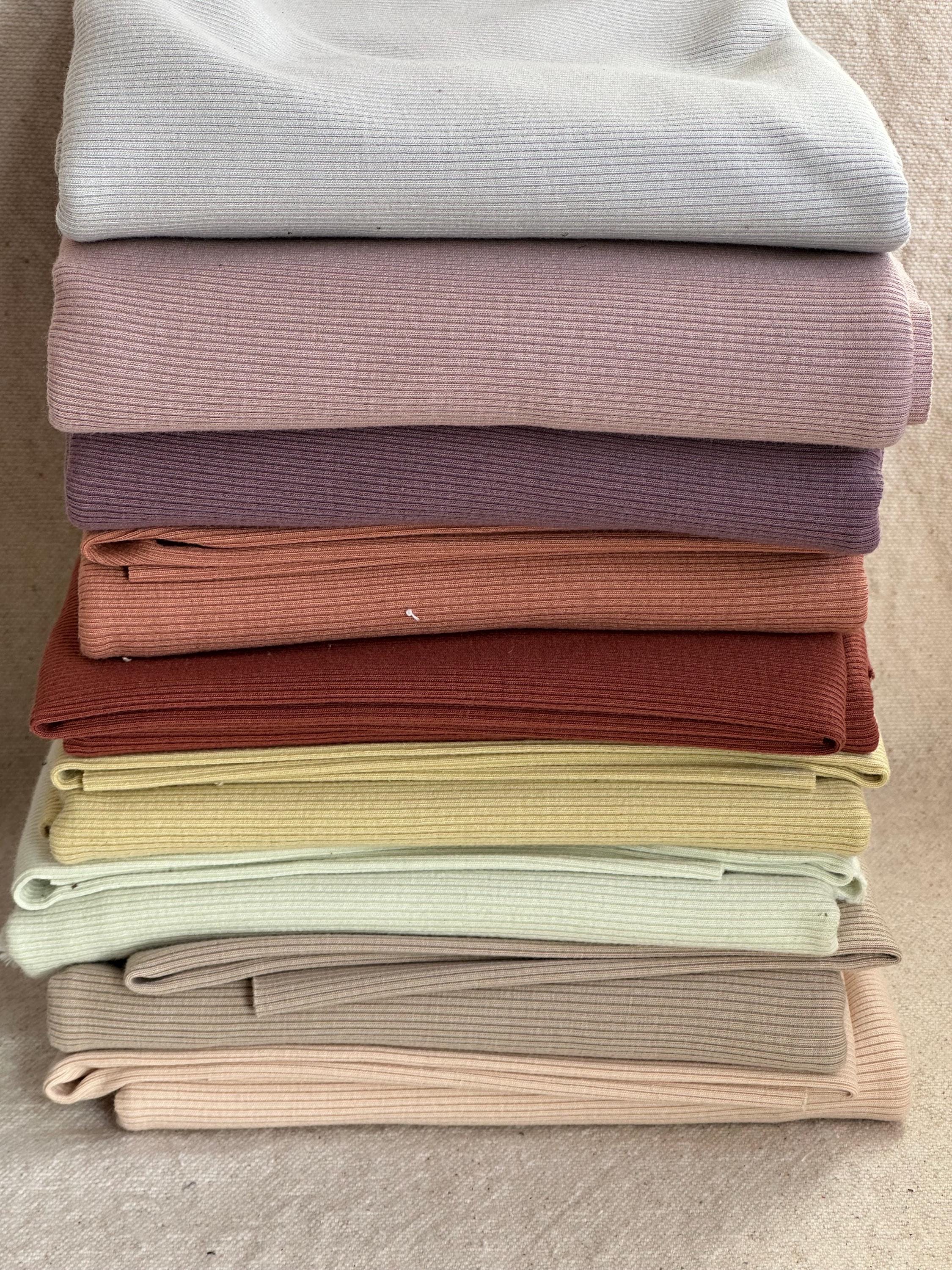 Organic Cotton 2x1 Rib Knit for Sewing Clothing - Etsy