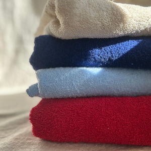 100% Cotton Terry Towel Fabric by the Yard 12 oz Absorbent Loop Weave Soft Durable Bath Kitchen Toweling Sewing & DIY Crafts