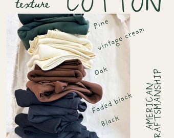 Heritage Premium USA Milled Cotton French Terry Fabric Heavyweight Knit for Hoodies Sweatshirts Apparel Sold by Half Yard