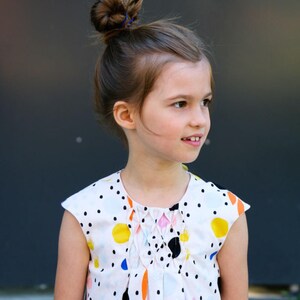 Modern Dress and Blouse Sewing Pattern PDF for Girls 3mo to 12Y Over ...