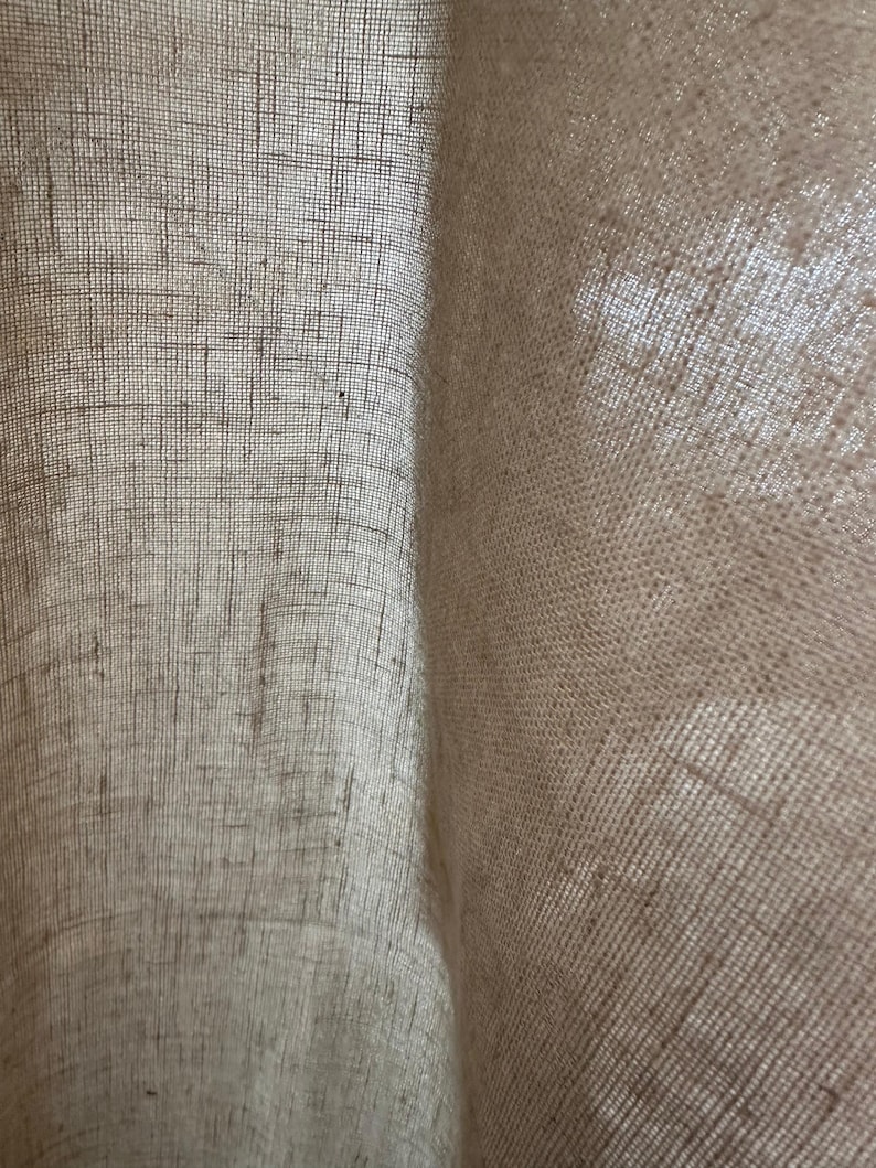 Lightweight Linen Lightweight Linen Fabric by the Half Yard 4 Oz 100% Linen Cloth for ...