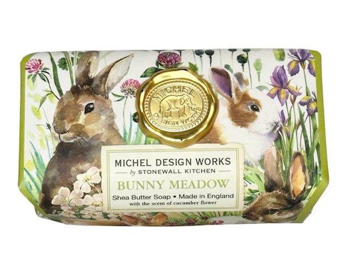 Bunny Meadow Michel Design Works Large Bath Soap Bar