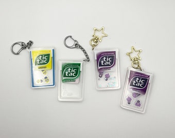 Tic Tacs + Tic Tacs Minions Recycled Acrylic Shaker Keychains