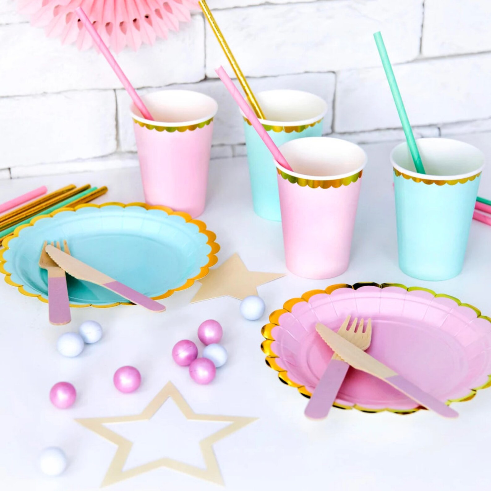 Pastel Green Paper Plates Tea Party Plates Mint Party Etsy UK