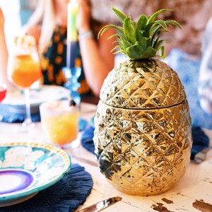 Gold Pineapple Ice Bucket