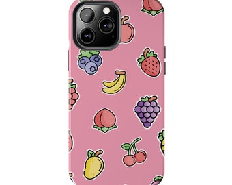 Fruit Punsh Strawberry Phone Case Cute Phone Case Fruit iPhone Case Pink iPhone Case Red Phone Case Aesthetic iPhone Case Fruit Phone Case