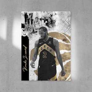 Kawhi Leonard &quot;Defining Moments&quot; Poster - Home Decor|Wall Art|Basketball|Sports Poster