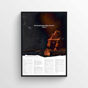 J. Cole - &#39;03 Adolescence Lyric Poster [DIGITAL DOWNLOAD] - Home Decor|Wall Art|Hip Hop/Rap Music|Song/Album Poster|2014 Forest Hills Drive