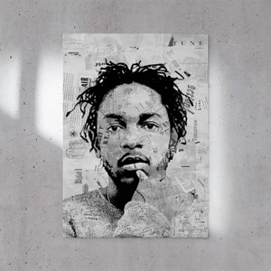 Kendrick Lamar Collage Poster II - Home Decor|Wall Art|Hip Hop/Rap Music|Artist Poster