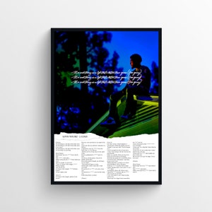 J. Cole - Love Yourz Lyric Poster [DIGITAL DOWNLOAD] - Home Decor|Wall Art|Hip Hop/Rap Music|2014 Forest Hills Drive|Motivational Quotes