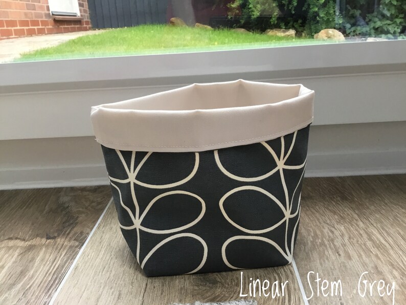 Handmade Orla Kiely Fabric Storage Baskets Christmas Gift. Etsy