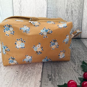 Liberty London Fabric Makeup Bag: Handmade Floral Cosmetic Bag