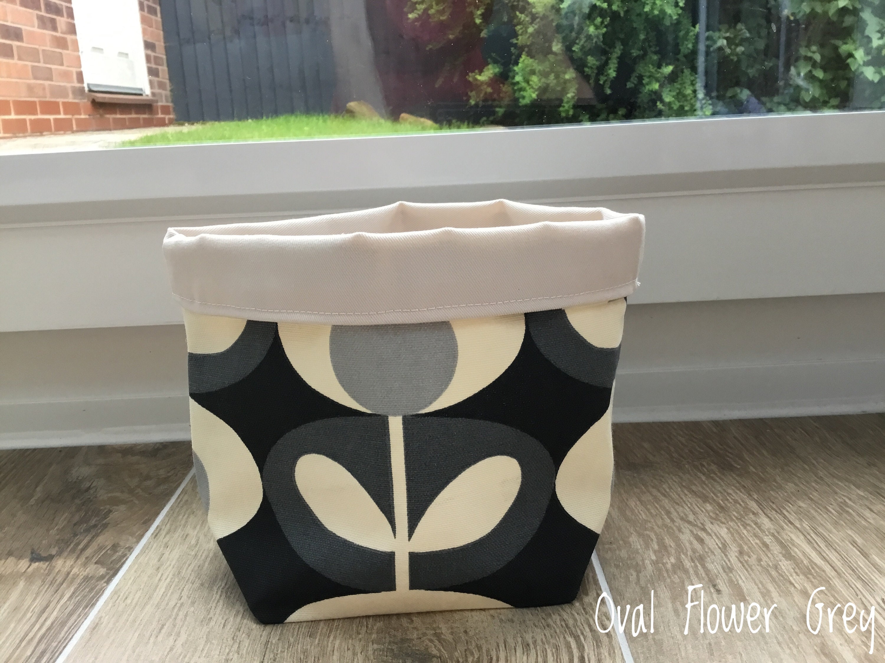 Handmade Orla Kiely Fabric Storage Baskets Christmas Gift. Etsy