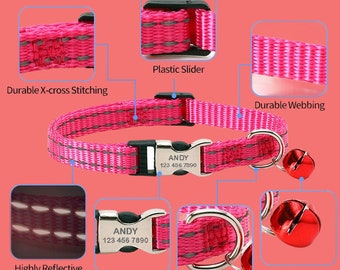 Collare Personalizzato Per Gatti Con Targhetta Nominativa - Foto 5