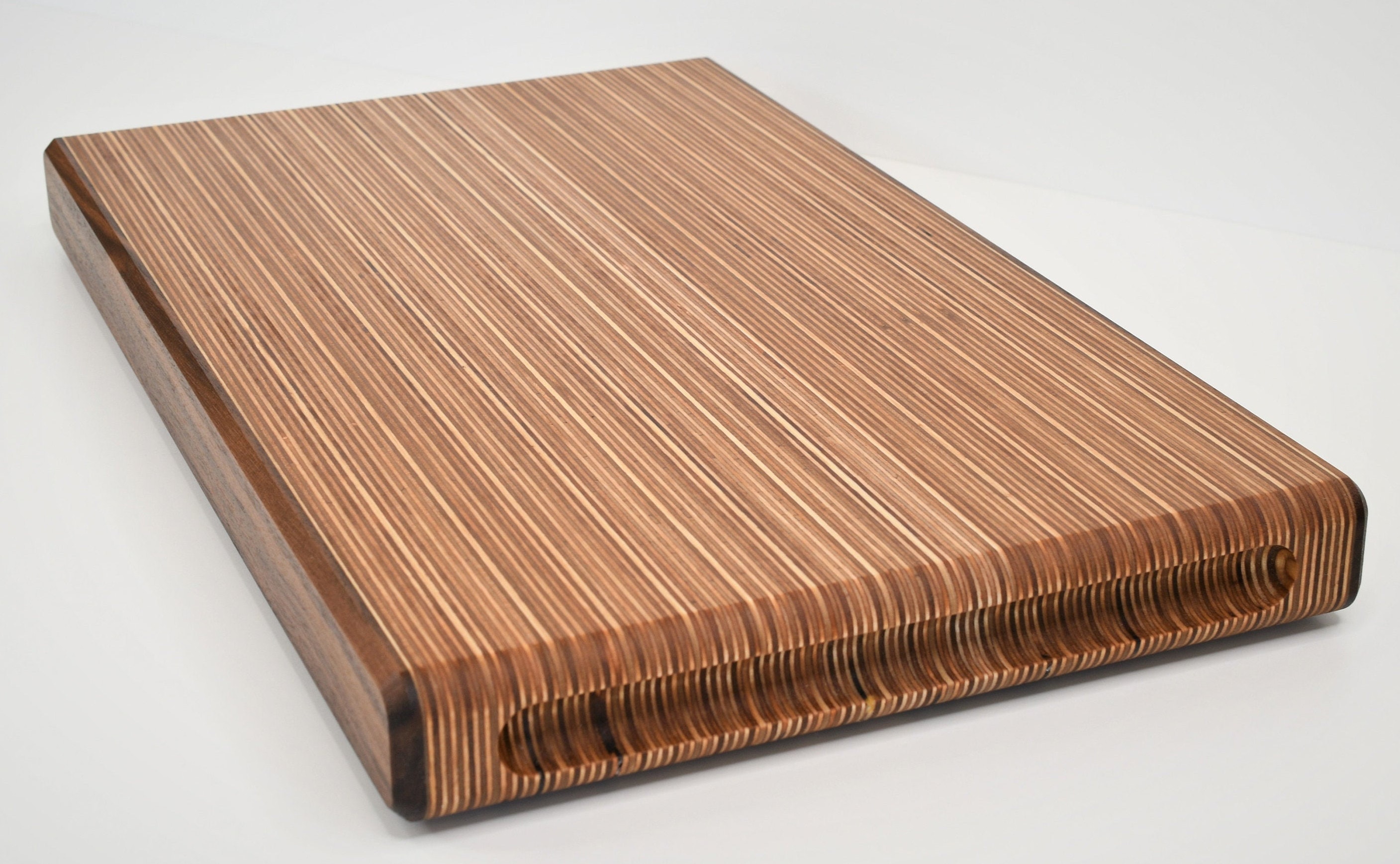 Walnut & Birch Plywood End Grain Cutting Board Butchers Block Etsy