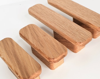 Solid Oak Wood Coat Hook - Handmade Oak Coat Hook