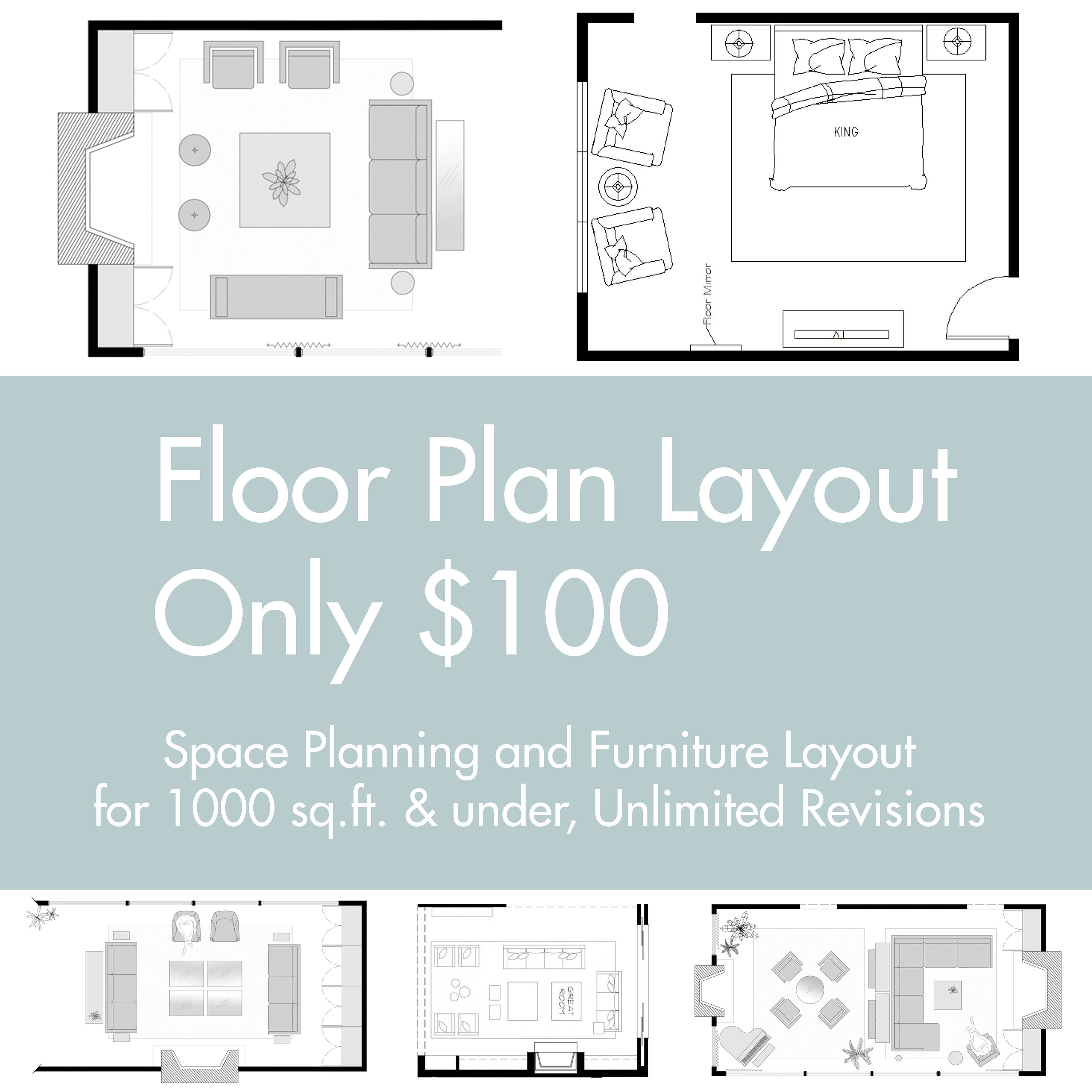 Floor Plan Layout Space Planning Roomlayout Interior | Etsy