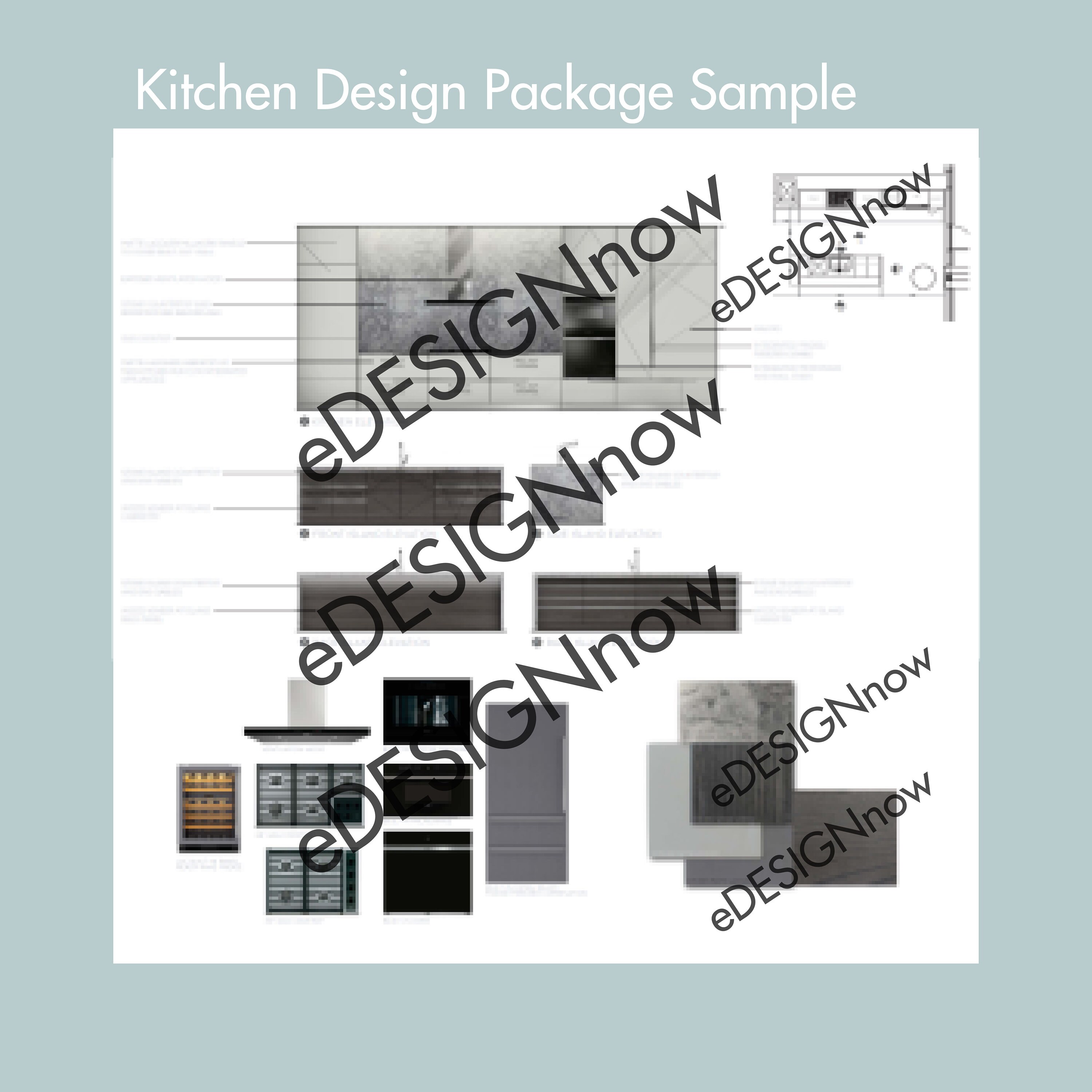 Kitchen Custom Design Package • Interior Design Service • Custom Design ...