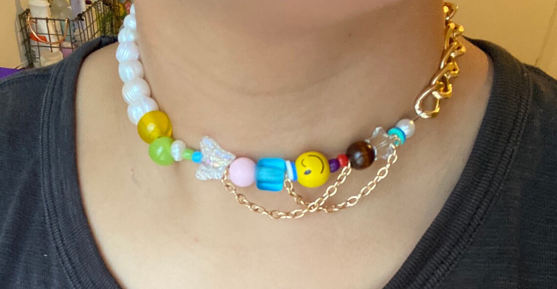 Handmade Marth Calvo Happy Go Lucky Necklace Dupe Etsy