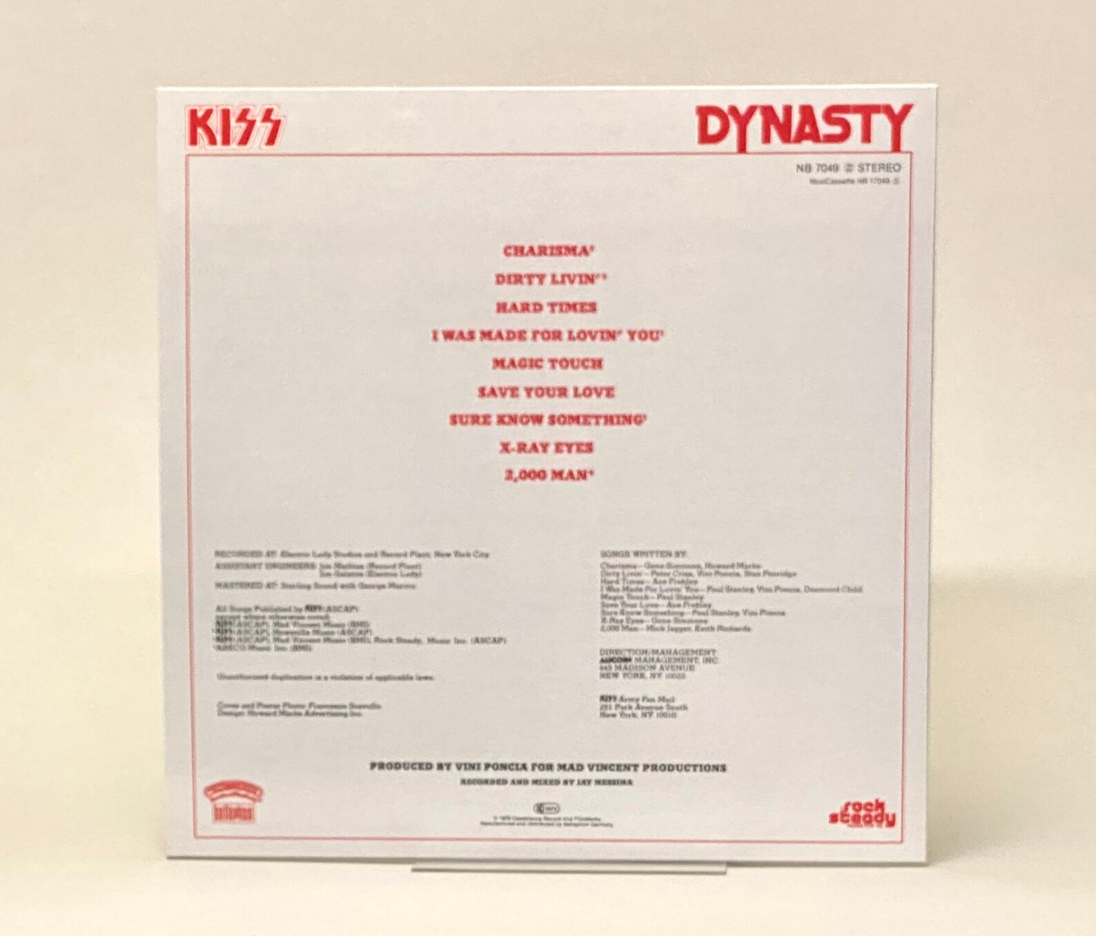 Kiss Dynasty Vinyl LP Brand New Etsy