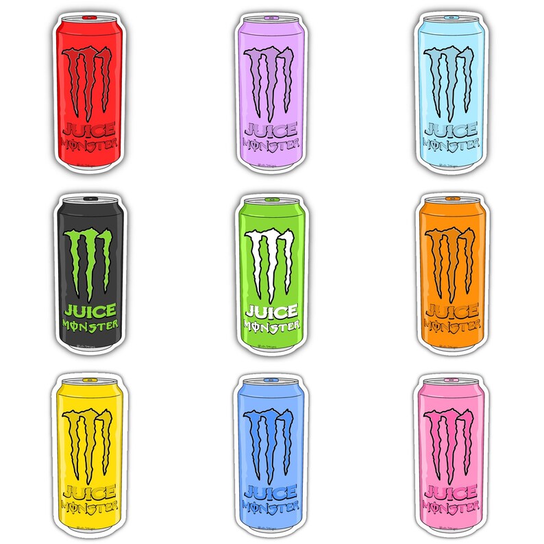 Monster Energy Monster Drink Energy Drink Sticker Etsy