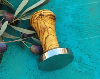 All Sizes Tamper Stainless Steel Base    with wood options