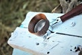 58 mm Wooden Espresso Dosing Ring Portafilter Funnel