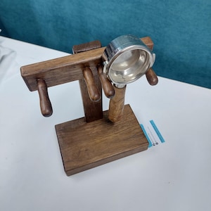Walnut Portafilter  Rack  ,  Custom Work