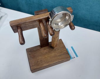 Walnut Portafilter  Rack  ,  Custom Work