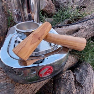 Handle Set For La Pavoni  Europiccola - Rosewood, Walnut ,Oak Wood ,Olive Wood, Ashwood Handles