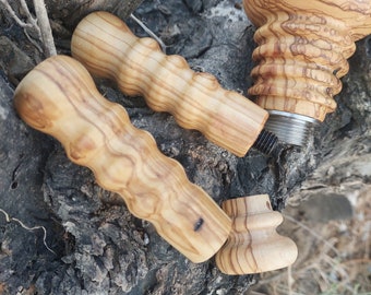 Juego de madera para - Kit de perillas y tapas de manijas de madera La Pavoni Esperto {8 opciones de tipos de madera] // Pedidos personalizados