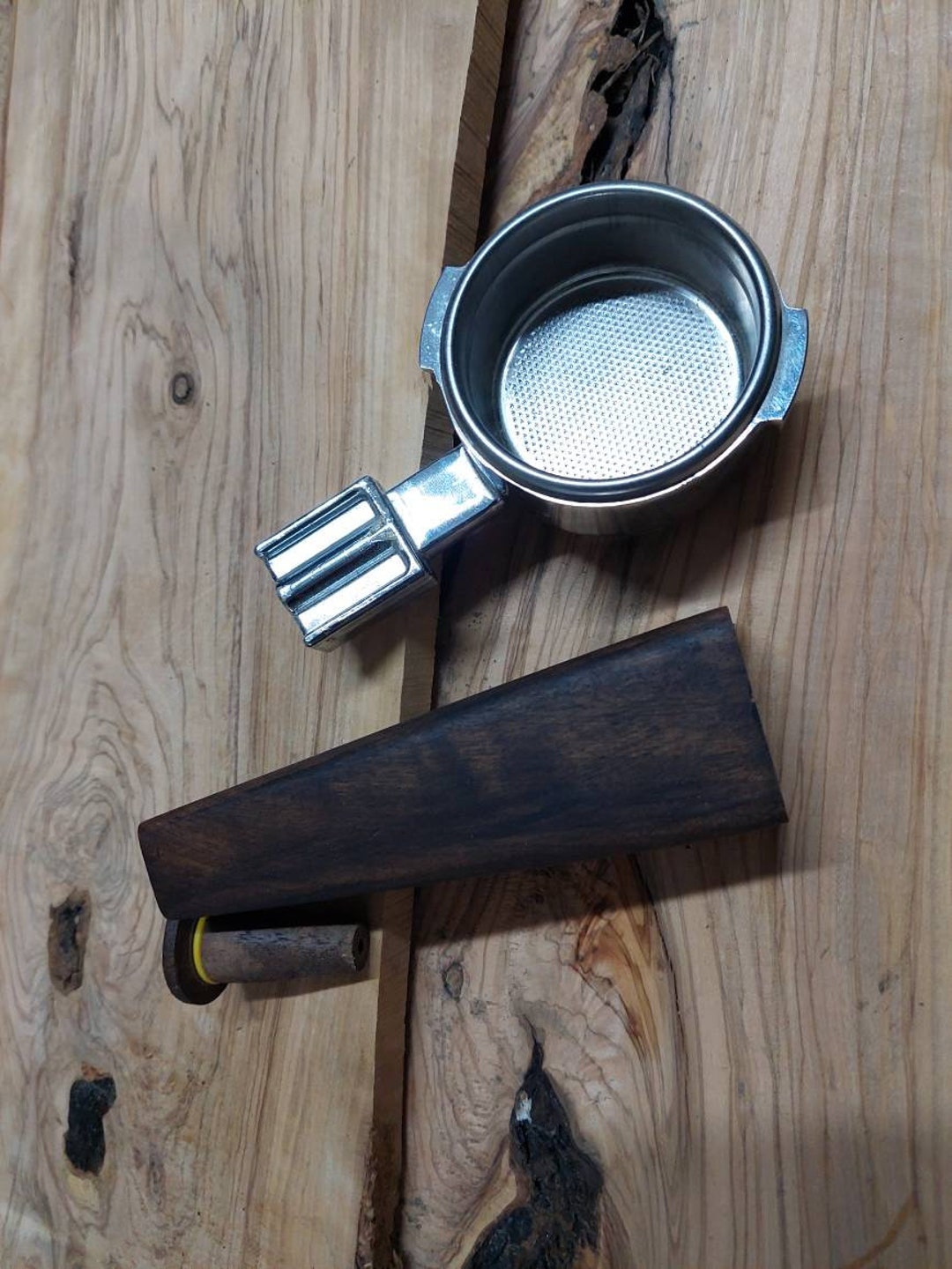 Gaggia Portafilter Handle Reinforced With Metal Walnut oak Wood olive Wood Handles Custom Engraving Etsy Canada