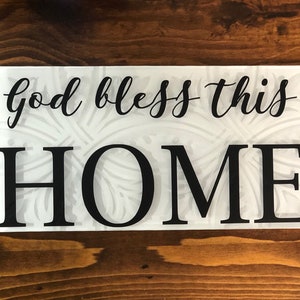 Glass Tile, Bless This Home, God Bless, Gift for Him, Gift for Her, Birthday Gift, Assyrian, Wedding Gift, House warming Gift