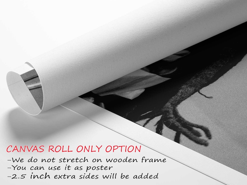 a roll of paper with a picture of a woman on it