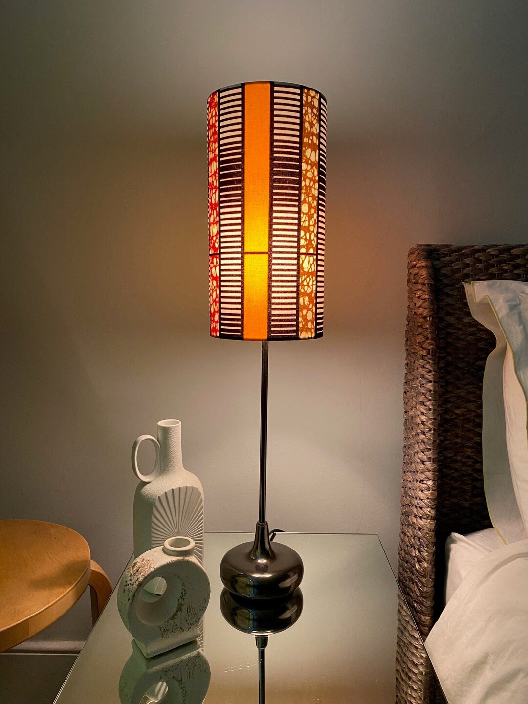 Single-sided MINI Cylinder Lampshade - 27cm Tall, 15cm Diameter With ...