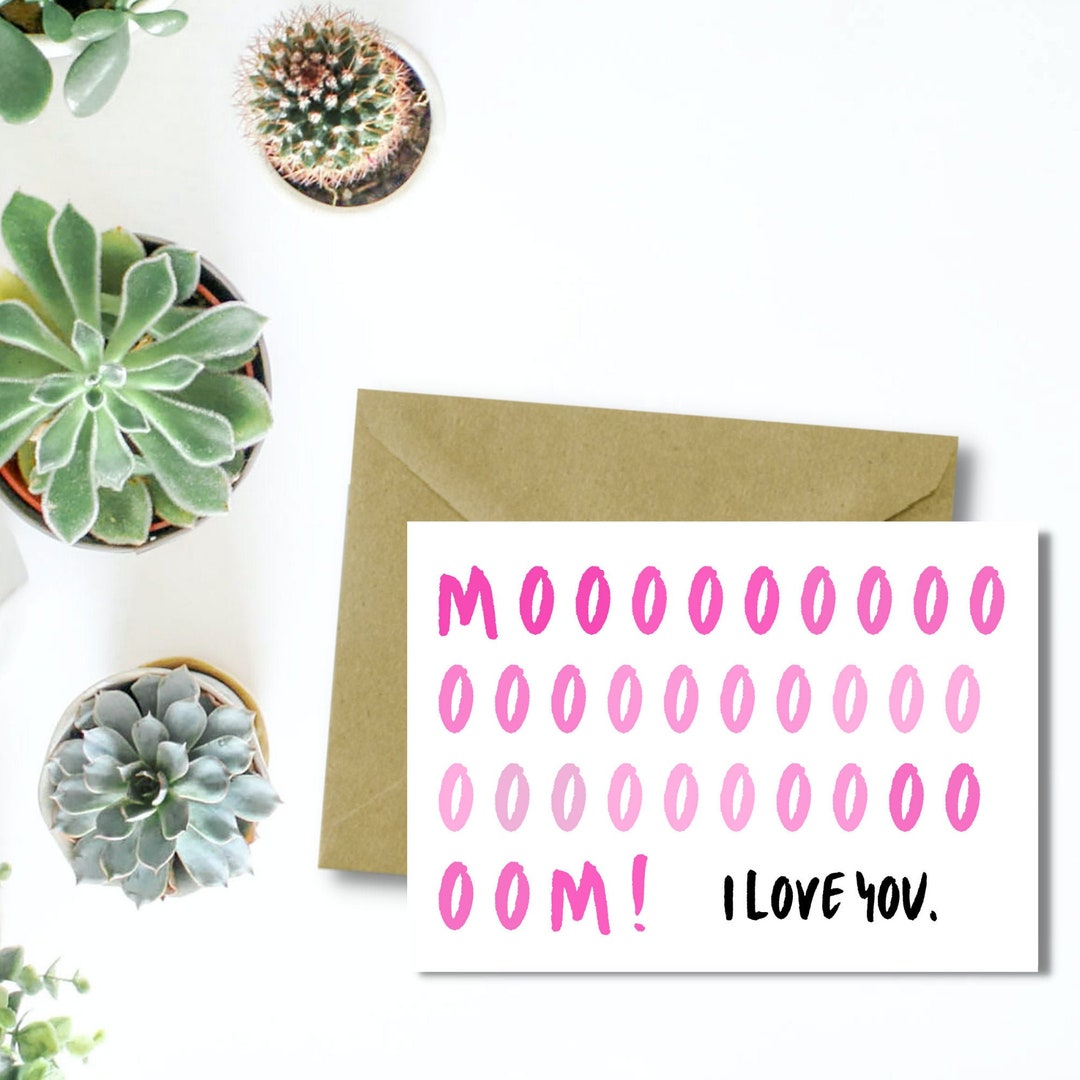 Mother's Day Card, Printable Mother's Day Card, MOM I Love You Card for ...