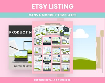 440+ PLR MRR Etsy Angebotsvorlage | Etsy Listing Produkt-Mockups Vorlagen | Etsy Mockups für digitale Angebote
