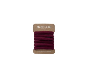 Hair ties / Mane Label custom color to match your Sway / wine