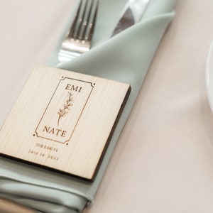 Personalized Wood Coasters Gift For Mom Custom Initial and Name Coasters Handmade Engraved Wooden Coasters Monogram Coaster