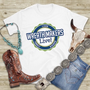 T-shirt con logo Wreath Makers Live