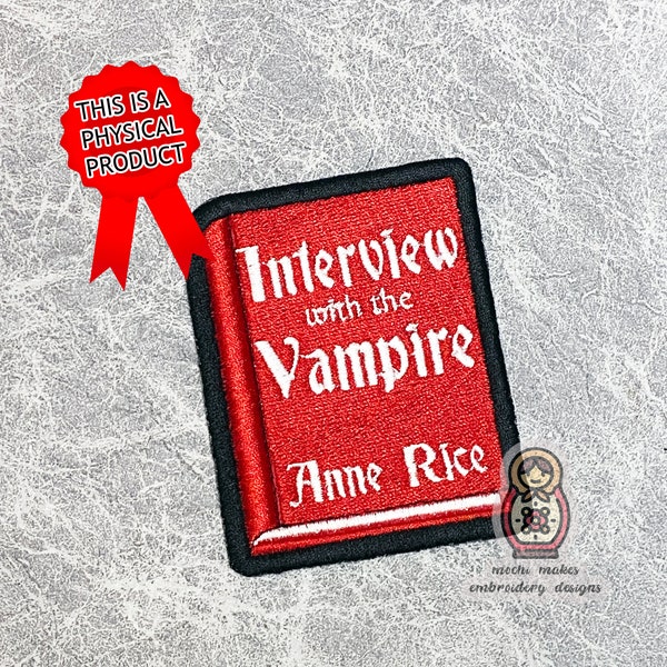 Interview met de vampier Anne Rice Book geborduurd patch cosplay Lestat Louis Lioncourt Claudia gotische horror Gay Pride LGBTQIA Queer