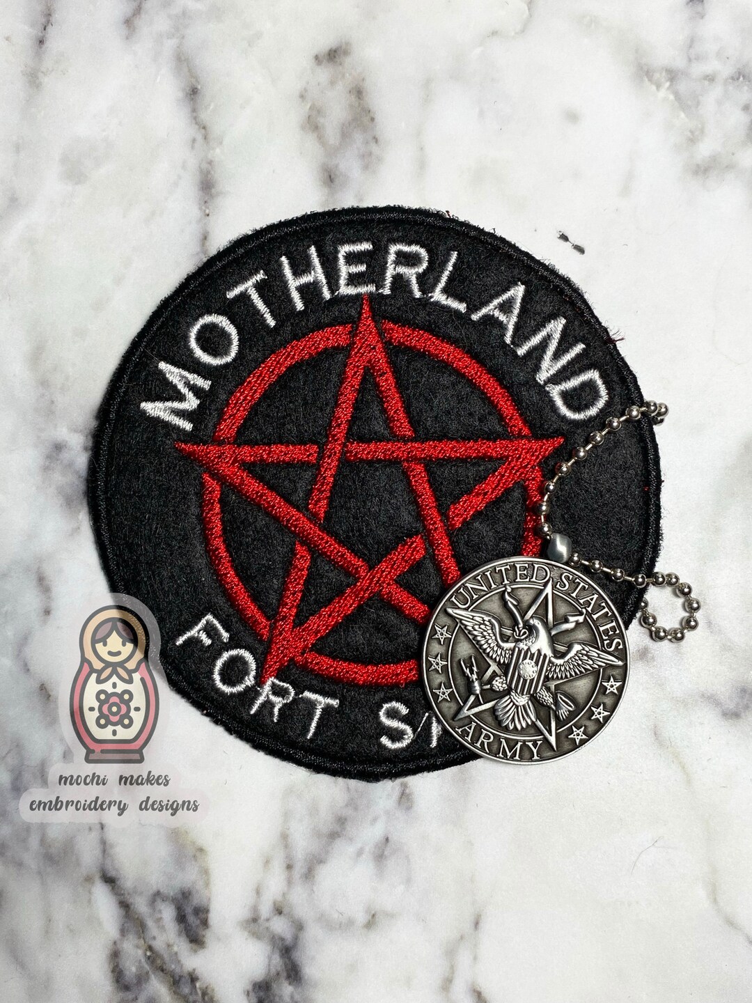 RESTOCKED! Motherland Fort Salem Patch & Medallion Gift Set