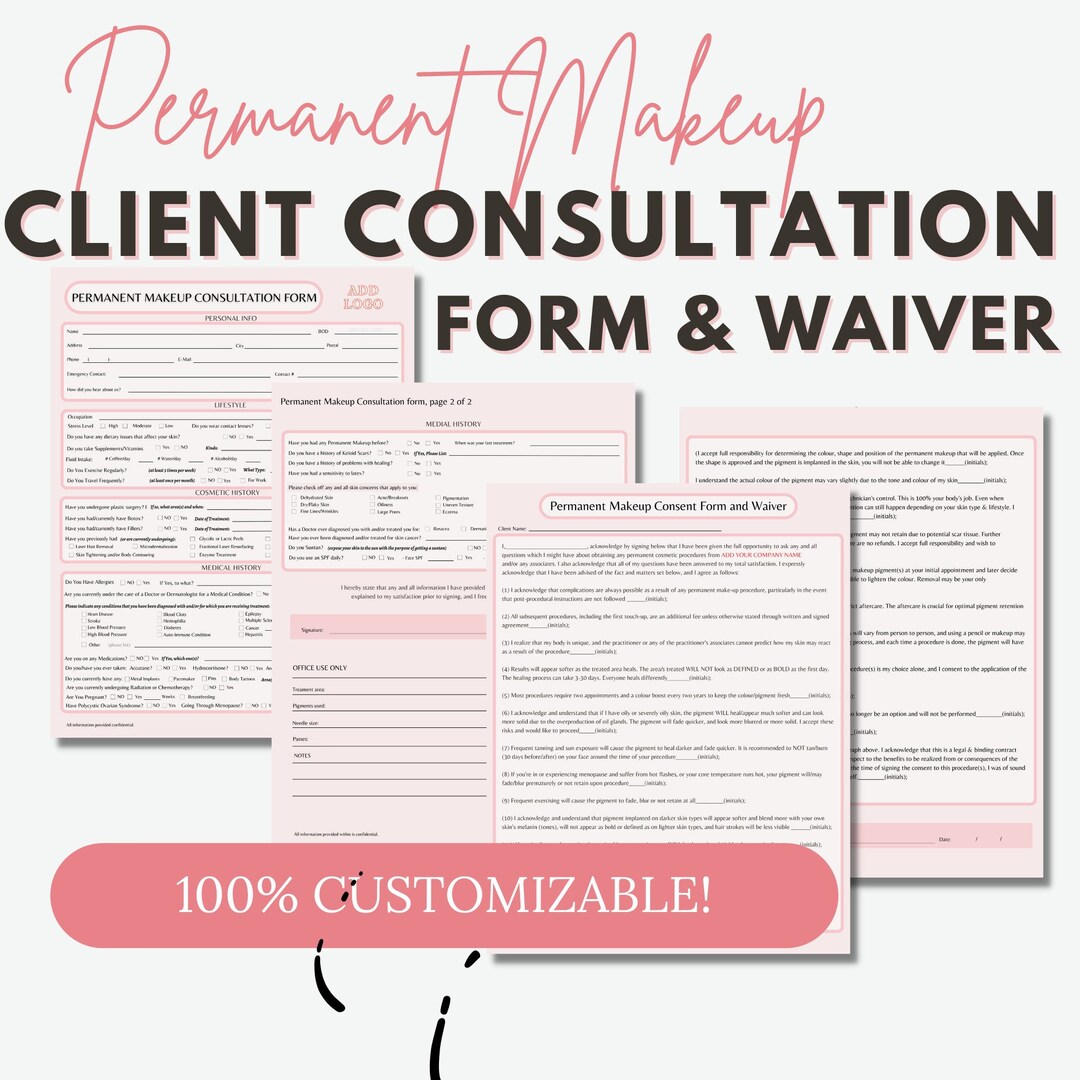 customizable-permanent-makeup-consent-form-microblading-consent-form-and-waiver-forms-lip-blush-consent-form-powder-brows-consent-etsy for Free Printable Microblading Consent Form Customizable Permanent Makeup Consent Form | Microblading Consent Form and Waiver Forms | Lip Blush Consent Form | Powder Brows Consent - Etsy for Free Printable Microblading Consent Form